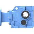 Worldwide Electric WWE, Cast-Iron Helical Bevel Speed Reducer; 56C Input Flange, 7.5/1, Foot Mt KHN37-7.5/1-H-56C